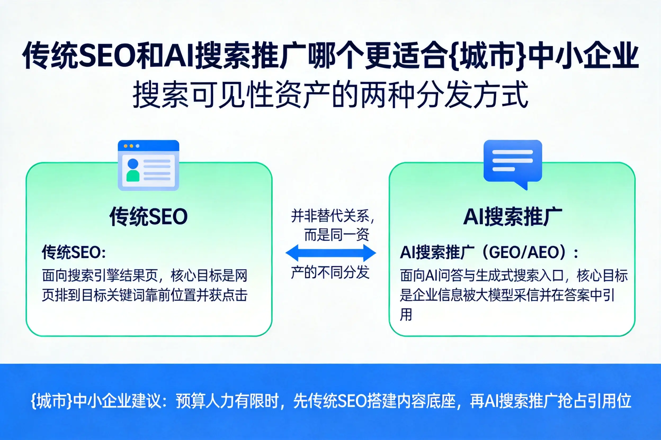 传统SEO和AI搜索推广哪个更适合福建中小企业