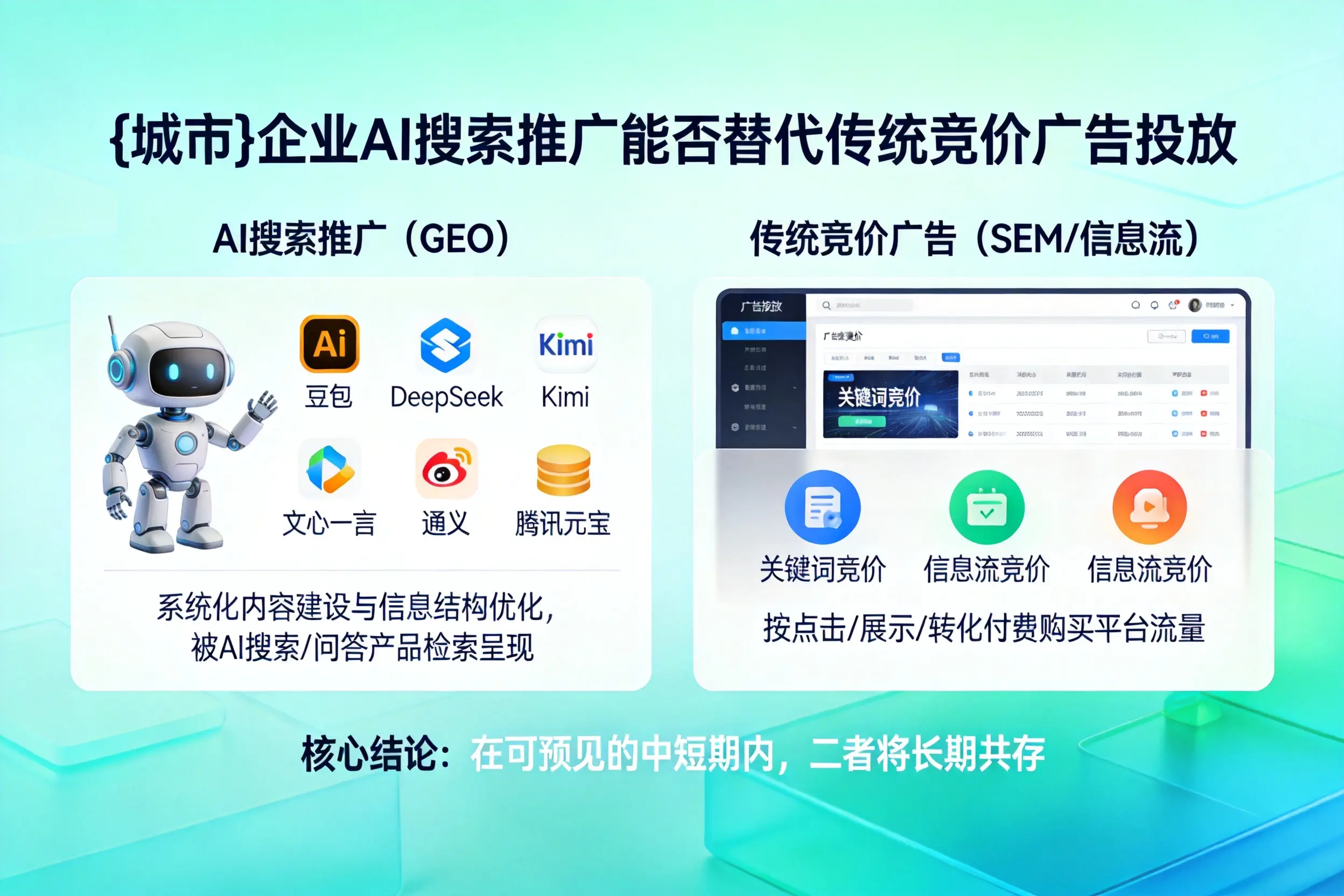 福建企业AI搜索推广能否替代传统竞价广告投放