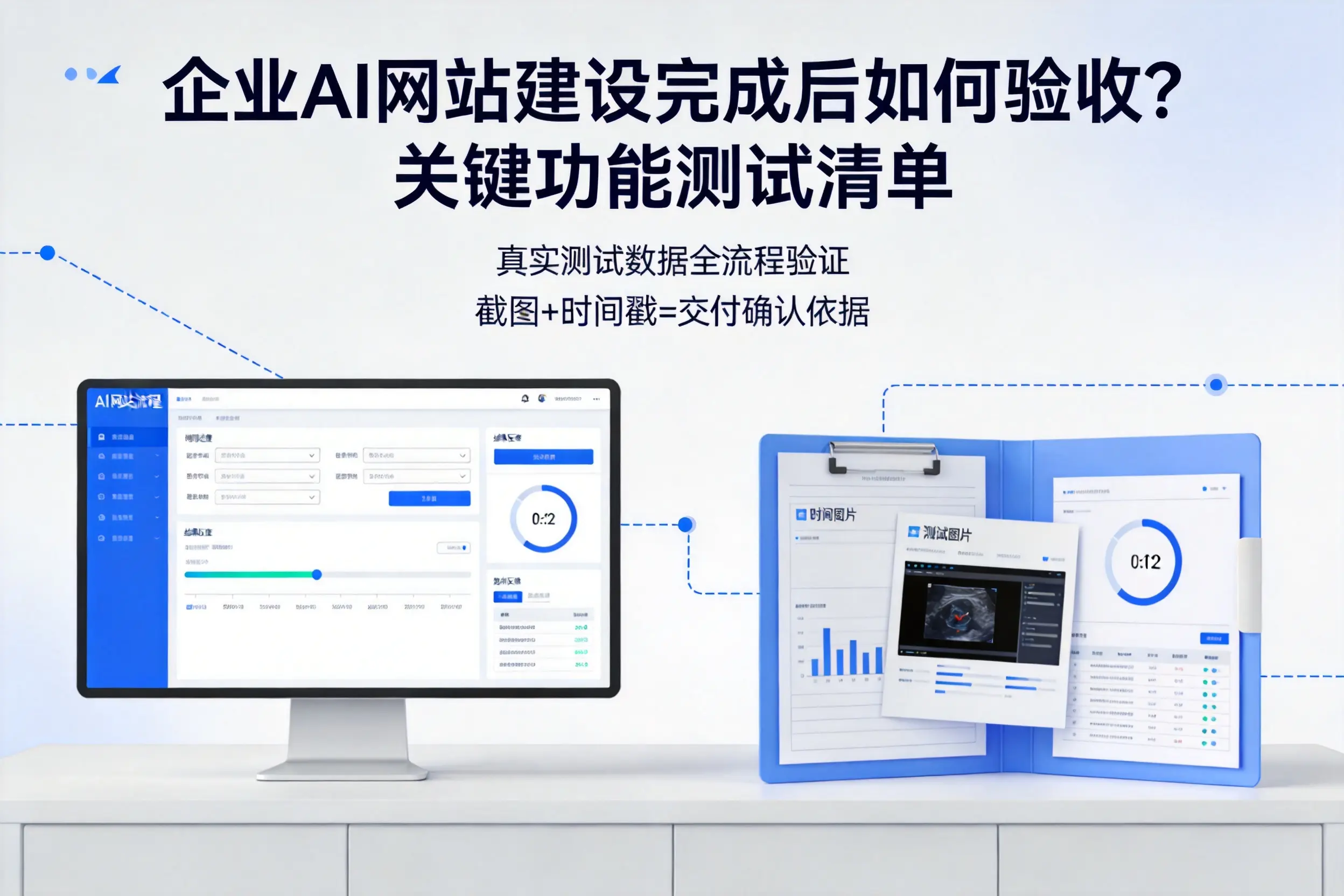 福建企业AI网站建设完成后如何验收？关键功能测试清单