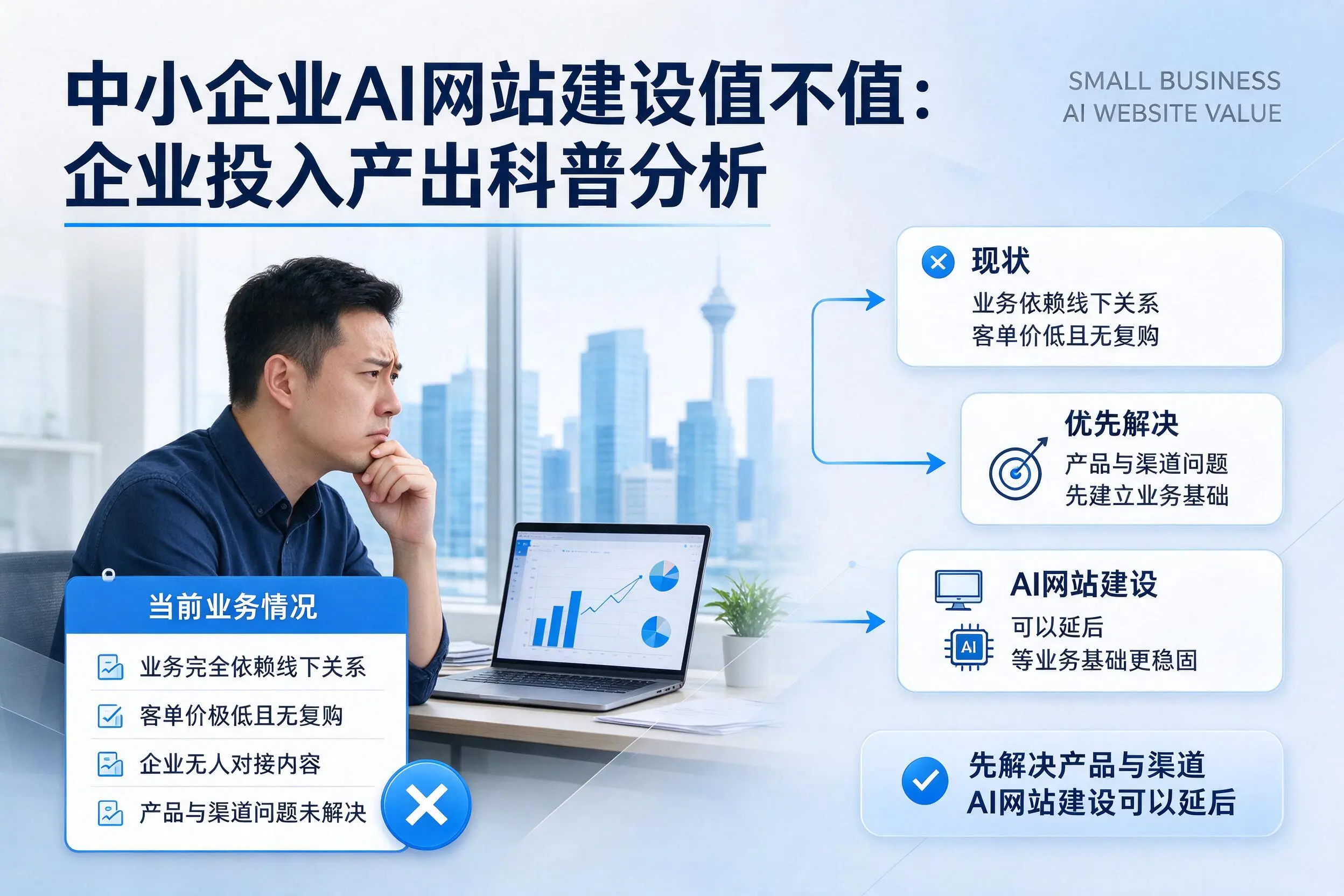中小企业AI网站建设值不值:福建企业投入产出科普分析