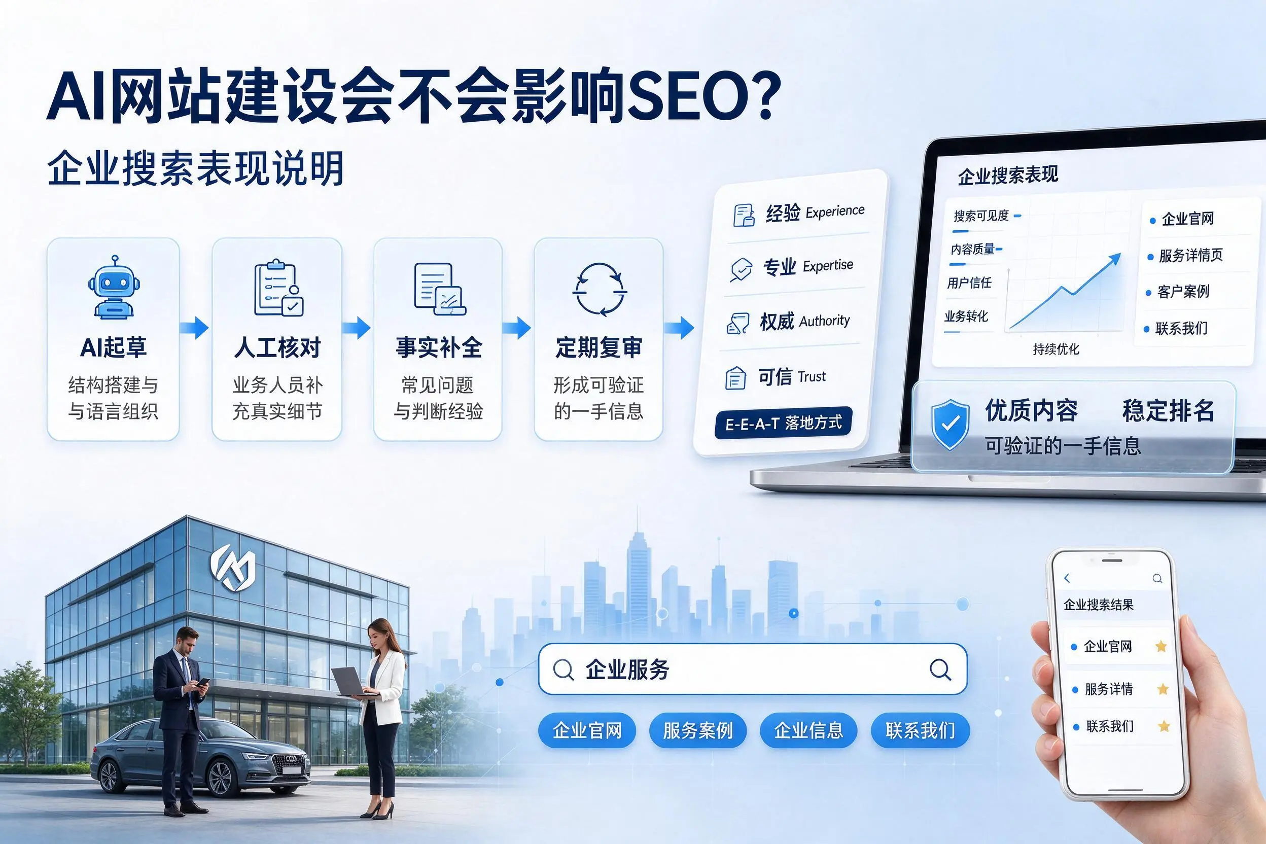 AI网站建设会不会影响SEO?福建企业搜索表现说明